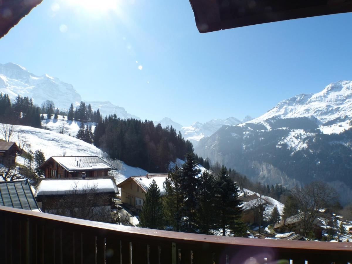 Chalet Eigersunne 2 Wengen Extérieur photo