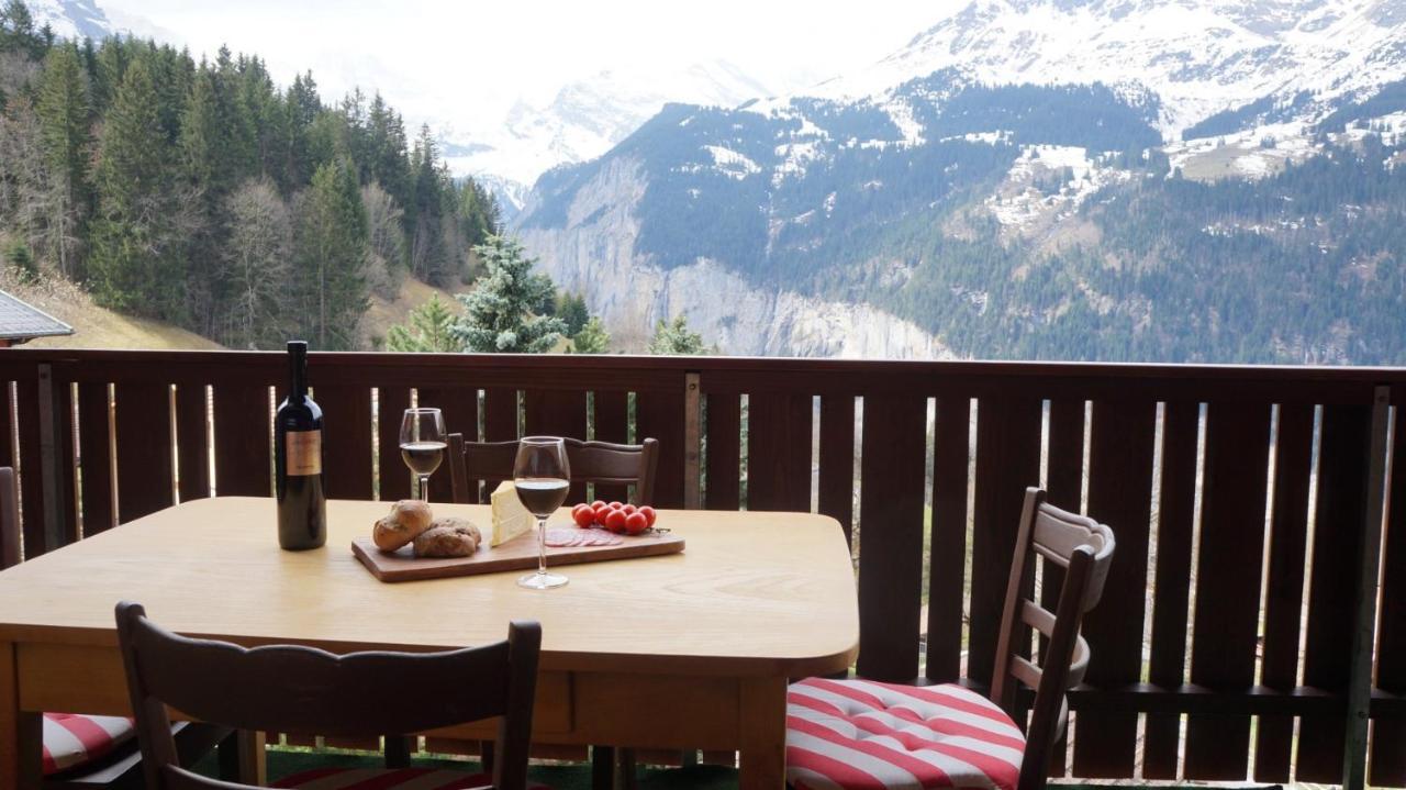 Chalet Eigersunne 2 Wengen Extérieur photo